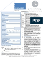 Application To Be Registered As An Independent Subcontractor