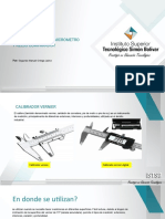 Calibrador Vernier Jmicrometro y Reloj Comparador