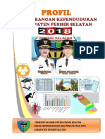 4 Buku Profil Perkembangan Kependudukan Kabupaten Pesisir Selatan DKB Semeseter I Tahun 20181