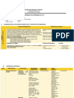 Experiencia de Aprendizaje 2 Tercer Grado