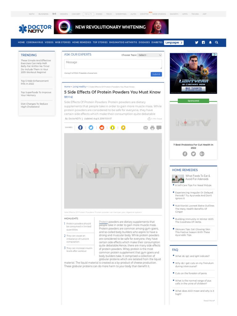 5 Side Effects of Protein Powders You Must Know Ask Our Experts