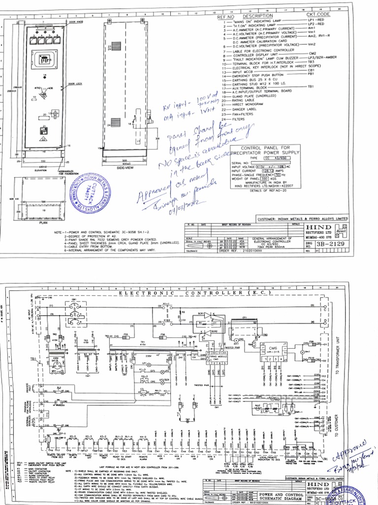 ESP Control Panel Wiring Diagram | PDF | Wire | Electrical Engineering