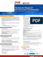 Convocatoria Vi Seminario Regional Materiales Avanzados