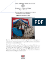 Gacetilla #5 Del Festejo Del Bicentenario Con Los Compatriotas Paraguayos en Colombia