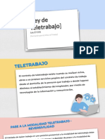 Ley de Teletrabajo