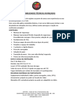 Informativo Curso Habilidades Técnicas Avançadas