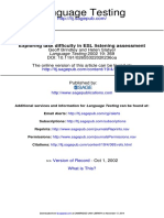 Exploring Task Difficulty in ESL Listening Assessment