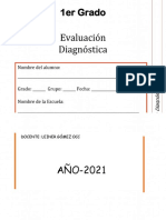 EVALUACIÓN DIAGNÓSTICA 1er Grado PDF