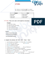 Demonstrative Adjectives