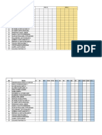 Form Daftar Nilai