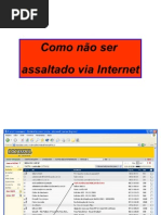 Roubo de Senhas (on-Line)