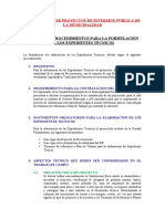 Formulacion y Evaluacion de Proyectos de Inversion Publica Por Adm Directa