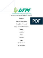 Ficha Técnica de Taladro de Banco