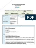 PLAN DE CLASE MAT 2º ABC 28 A 1 Abril