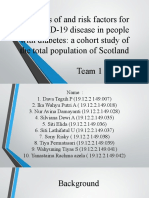 BINGGRIS KEL 1 A Risks of and risk factors for COVID-19 disease