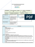 Plan de Clase Mat 2º Abc 31 A 4 Febrero