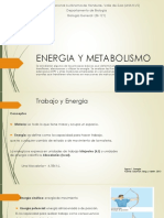 Energía y Metabolismo