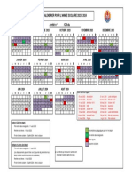 Calendrier année scolaire 2023-2024