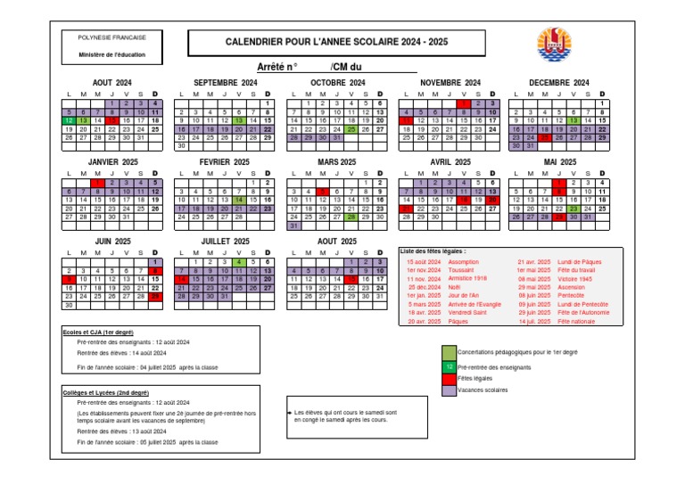 Quel est le calendrier des vacances scolaires 2023-2024, 2024-2025