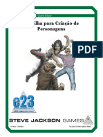 GURPS 4ed Planilha para Criacao de Perso