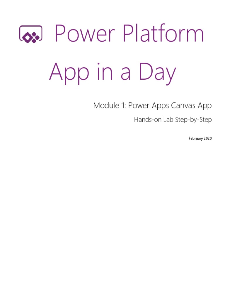01-Power Apps Canvas App Lab Manual | PDF | Web Application | Icon ...