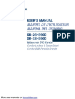 User'S Manual: Manuel de L'Utilisateur Manual Del Usuario