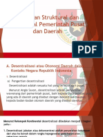 Hubungan Struktural Dan Fungsional Pemer