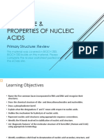Nucleic Acids Primary Structure Review
