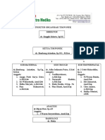 Struktur Organisasi Tim Ponek