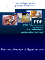 Drugs Used in Hypertension, Dyslipidemia & Diabetes: Pharm.D., PH.D