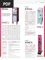 ALPHA Series BETA Series: Ac/Dc Inverter Tig DC Inverter