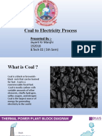 Coal to Electricity Process