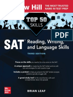 Top 50 SAT Reading Writing and Language Skills 3rd Edition by Brian Leaf