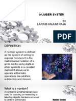 Number System: by Laraib Anjum Raja