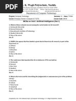 Unit-1 AI MCQ Bank Set-1 - HMG