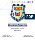 Chemistry Project File