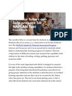 How Can A Tutor Help You Prepare For The NAPLAN Test?
