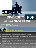 Diversity in Organizations: Tery Nataly Cabantac