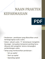 Pendanaan Praktik Kefarmasian