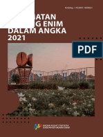 Kecamatan Panang Enim Dalam Angka 2021