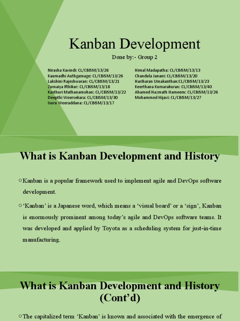 Understanding Kanban Development | PDF | Systems Science | Computing