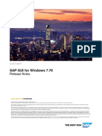 SAP GUI For Windows 7.70: Release Notes