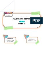 Narrative Report NSTP 02: Midterm