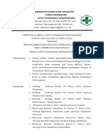 6.1.5.1 SK Tentang Pendokumentasian Kegiatan Perbaikan Kinerja Upaya Kesehatan Masyarakat