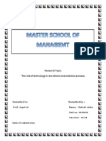 The Role of Technology in Recruitment and Selection 1234567