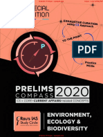 Environment, Ecology Biodiversity Prelims Compass 2020 Rau S IAS