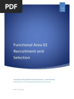 Functional Area 02 Recruitment and Selection: Associate Professional in Human Resources - International