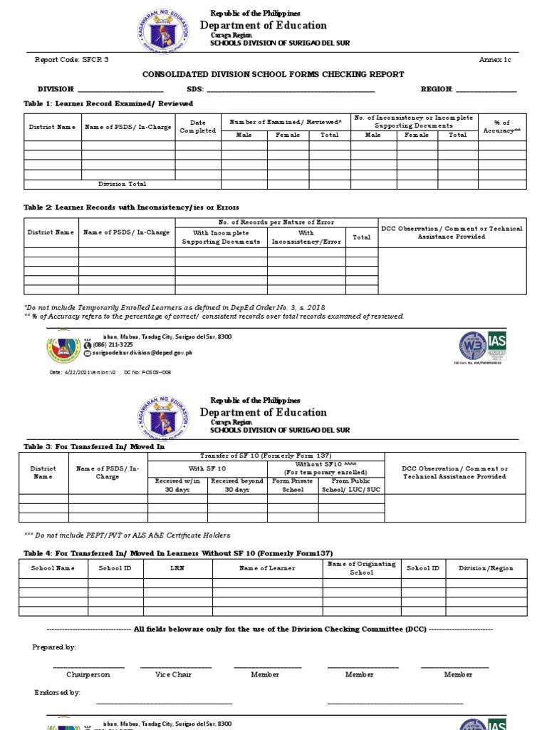 SFCR 3 Consolidated Report Template | PDF