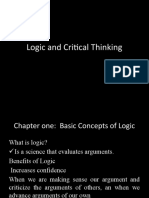 Logic and Critical Thinking