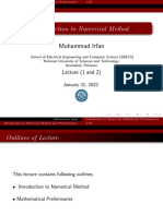 Error Analysis and Convergence of Iterative Method